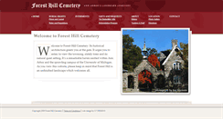 Desktop Screenshot of foresthillcemeteryaa.org